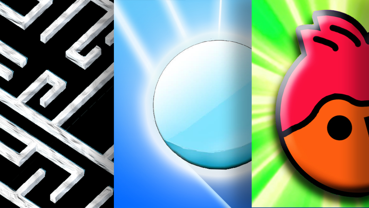 Hyper Maze, Smash Ball, Flatty Bird